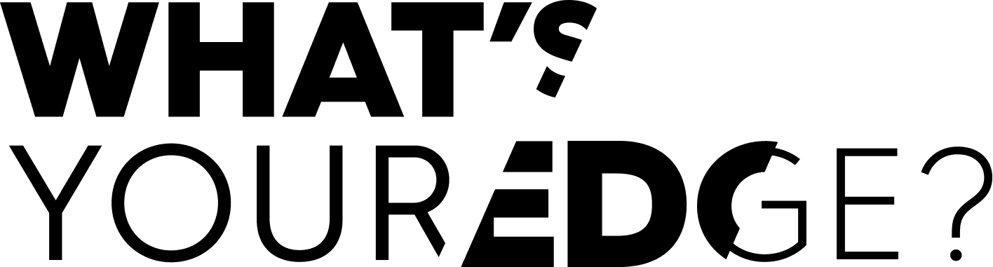 WhatsYourEdge Logo black