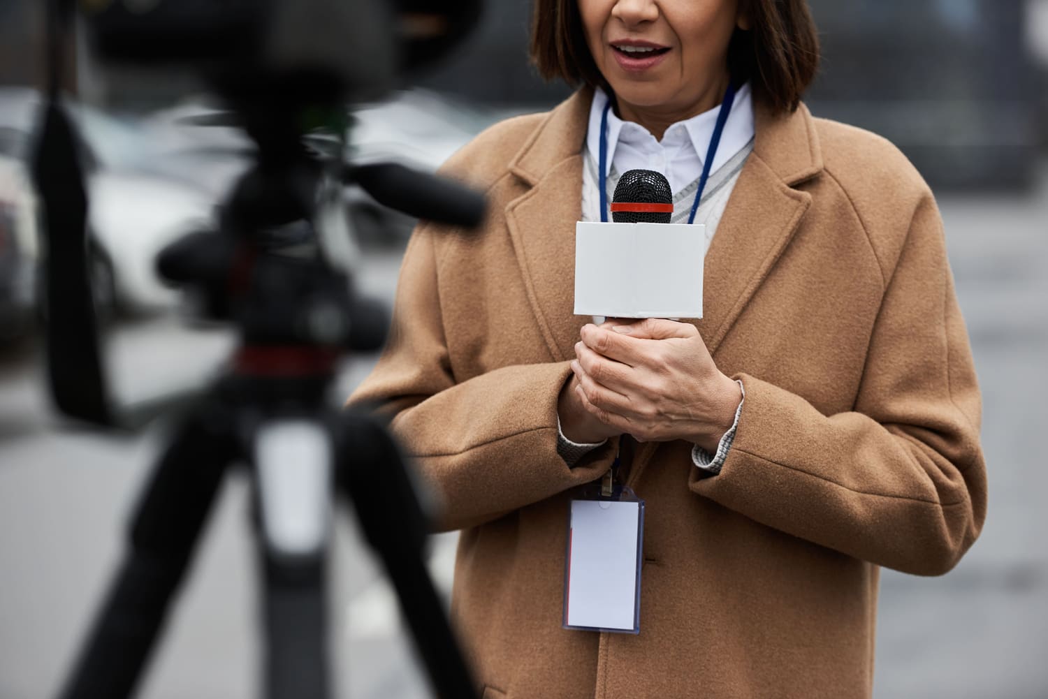 Nachrichtensprecherin